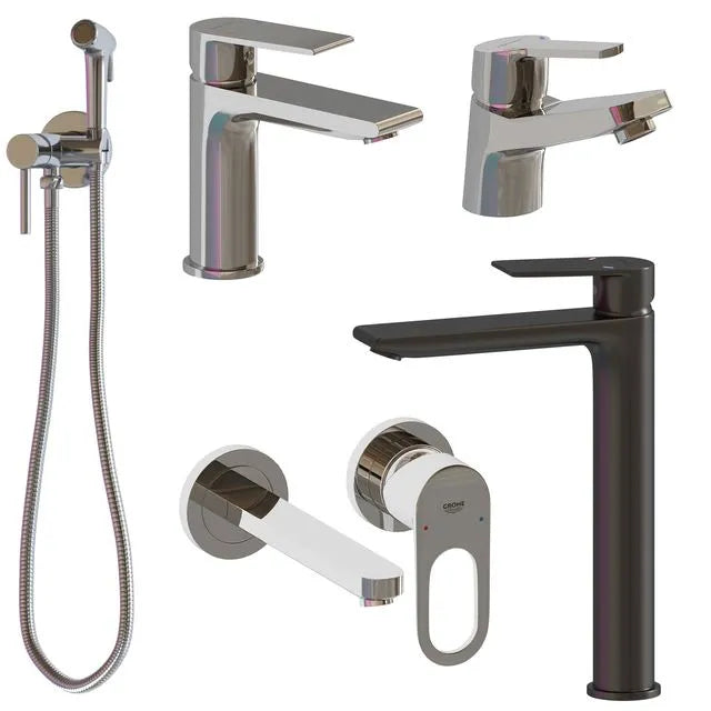 Clever & Grohe Faucet Set 3dsMax Model