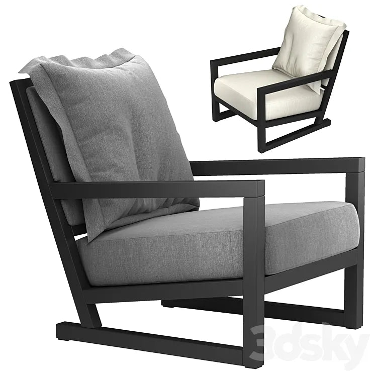 CLIO Armchair By Maxalto Antonio Citterio 3DSMAX Model