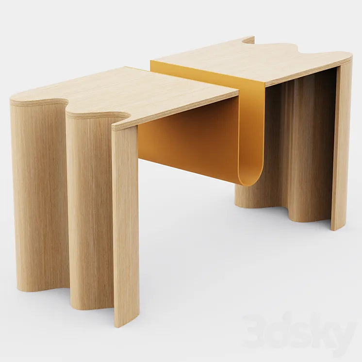 Cloth coffee table 3DSMAX Model