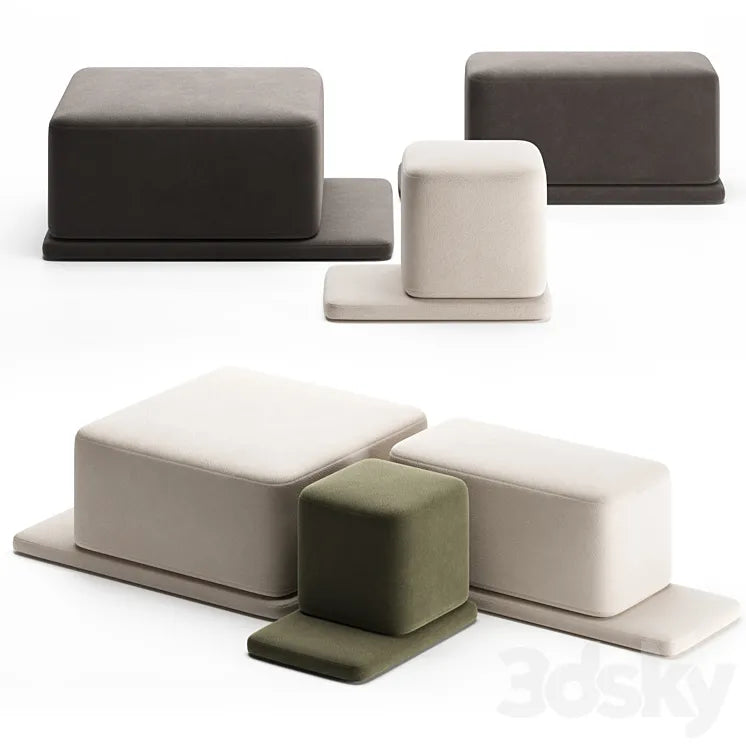 COAST | Pouf by Woo Furniture 3DSMAX Model