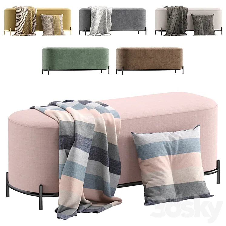 Coco Bench iModern 120 cm/Банкетка Coco 3DSMAX Model