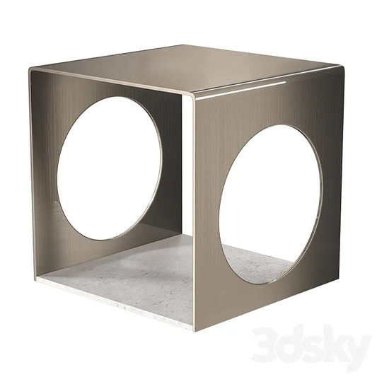 Coffee table Cube Circle 3DSMAX Model
