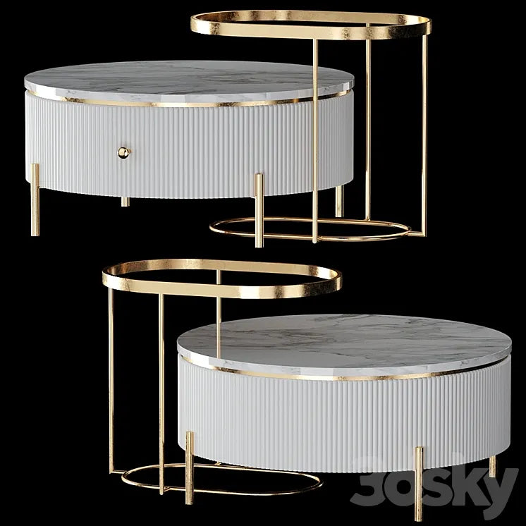 coffee table LaLume 3DSMAX Model