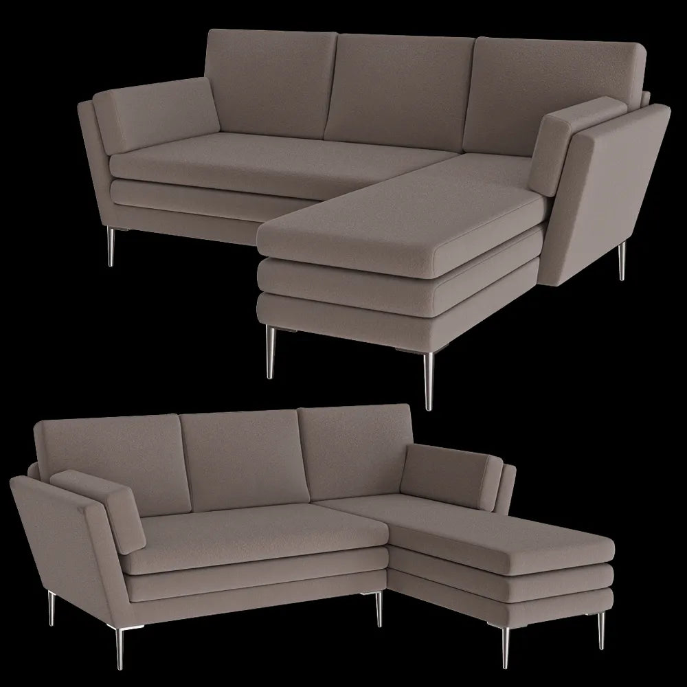 Complet Furniture - Corner sofa Venus 3ds Max