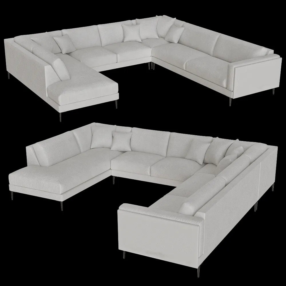 Complet Furniture - Sofa Llarvik Naroznik 3ds Max
