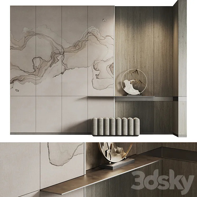 Composition in the hallway Dothink 3DSMAX Model