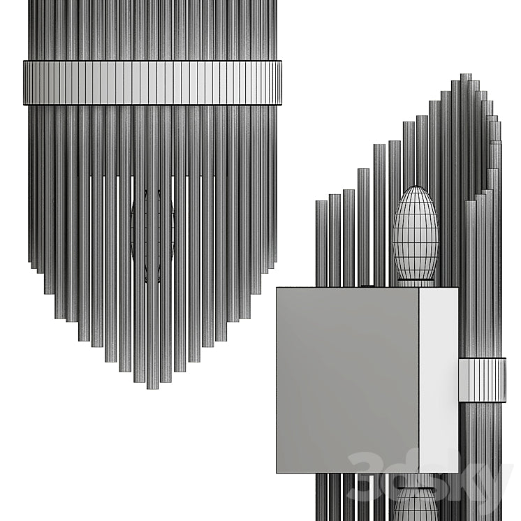 Concert Wall lamp 3DS Max Model