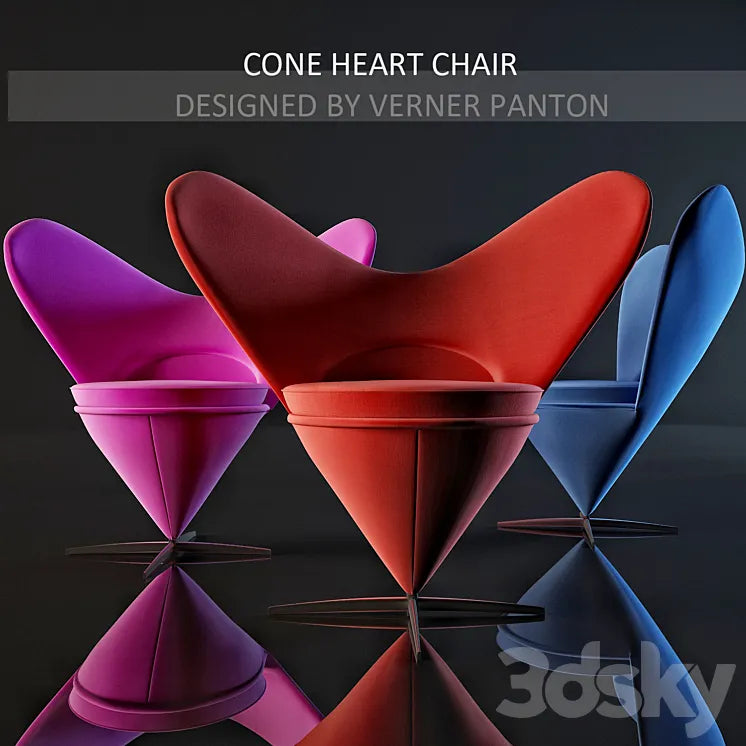 Cone Heart Chair 3DSMAX Model