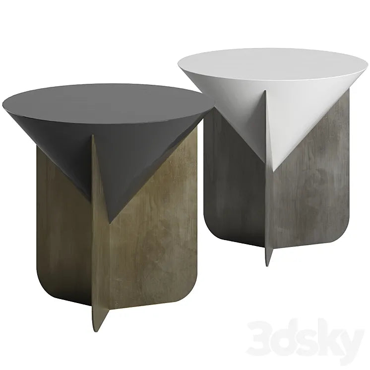 Cone Round Coffee Table by Scapin Collezioni 3DSMAX Model