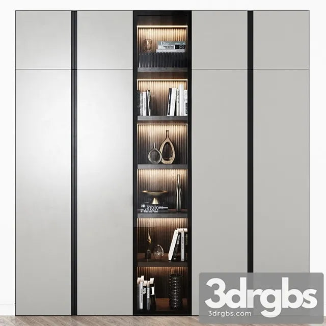 Contemporary Wardrobe 16 3D Model Free