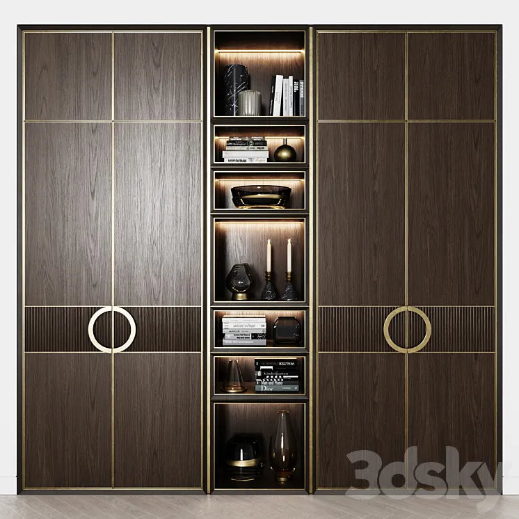 Contemporary wardrobes 34 3DSMAX Model