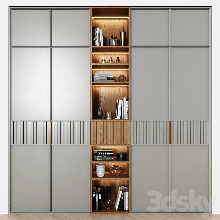 Contemporary Wardrobes 36 3DSMAX Model