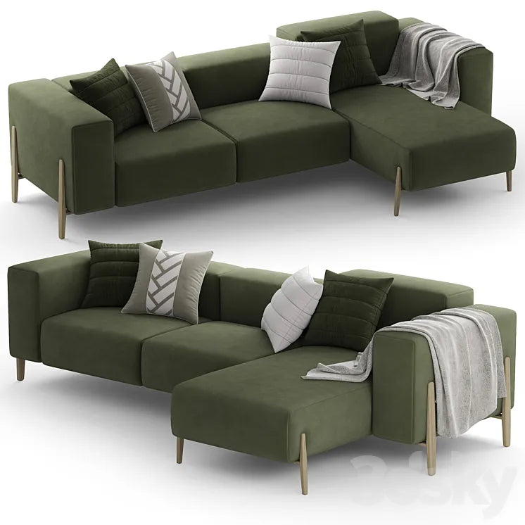 Corner sofa PIANCA ALL-IN 3DSMAX Model