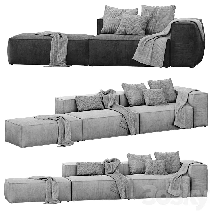 COSIMA modular 3units and 2units sofa by bolia 3DSMAX Model