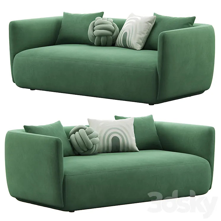 Cozy 2-seat Sofa by MDF Italia 3DSMAX Model