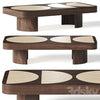 Crate and Barrel Lane Coffee Table 3DSMAX Model