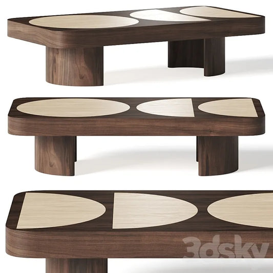 Crate and Barrel Lane Coffee Table 3DSMAX Model