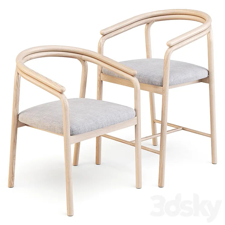 Crate and Barrel: Redonda - Dining Chair and Bar Stool 3DSMAX Model