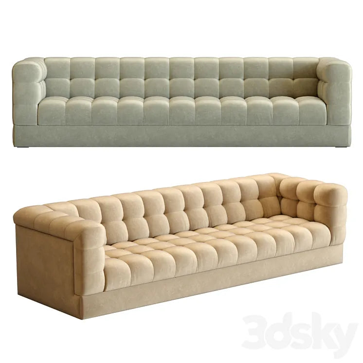 "Crate&Barrel Chiltern 111"" Sofa" 3DSMAX Model