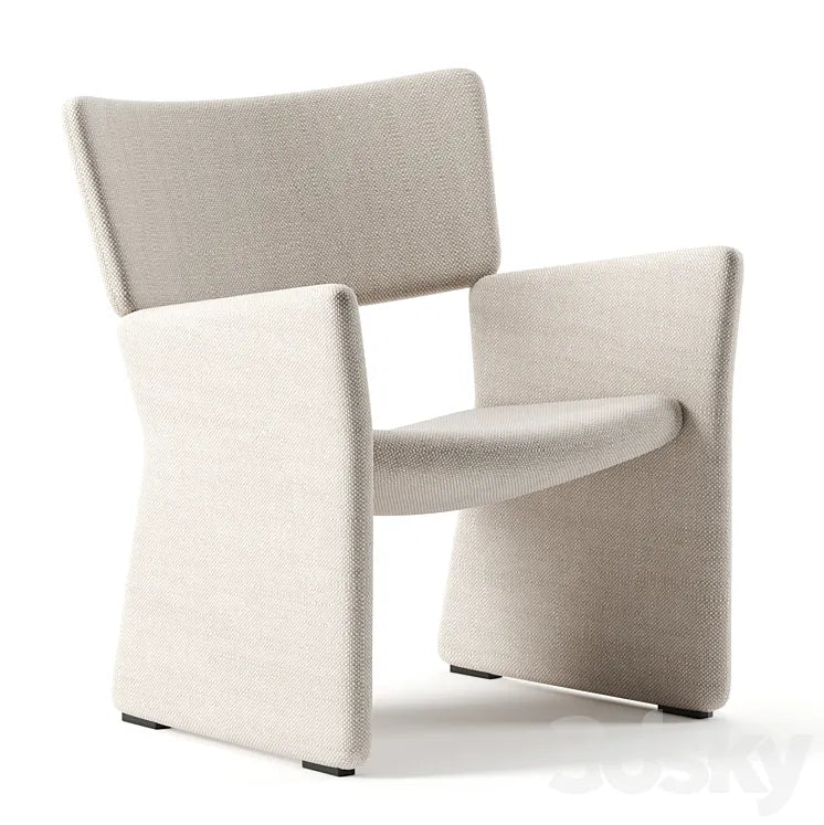 CROWN EASY CHAIR by Massproduction 3DSMAX Model