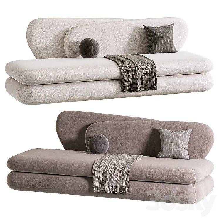 CURVE SOFA 3DSMAX Model