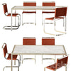Cy Metal and Marble Dining Table 3DSMAX Model
