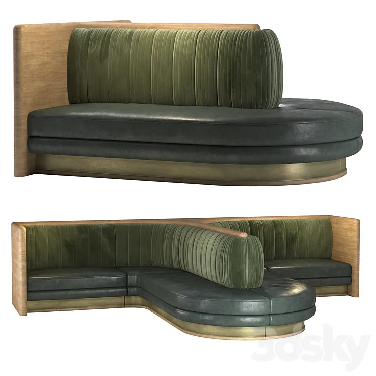 D8-sofa for restaurant 3DSMAX Model