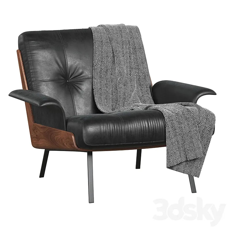 Daiki Armchair by Minotti 3DSMAX Model