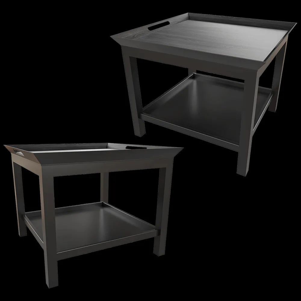 Dantone Home - Coffee table Newport with tray and shelf 1 3ds Max