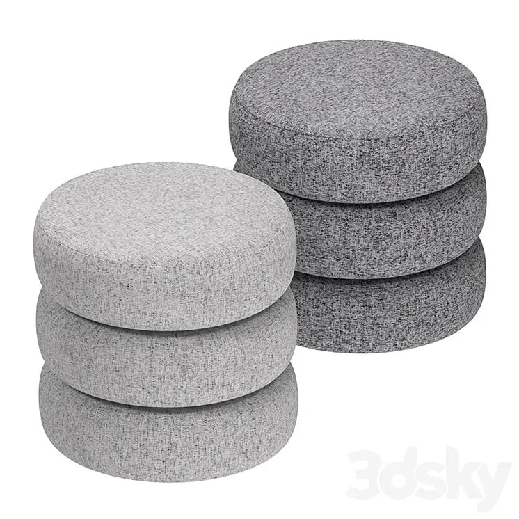 Dantone Home Pouf Cork 3DSMAX Model