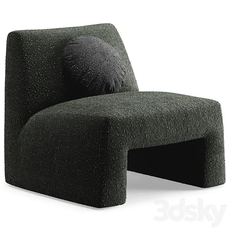 Dario Accent Chair By CB2 3DSMAX Model