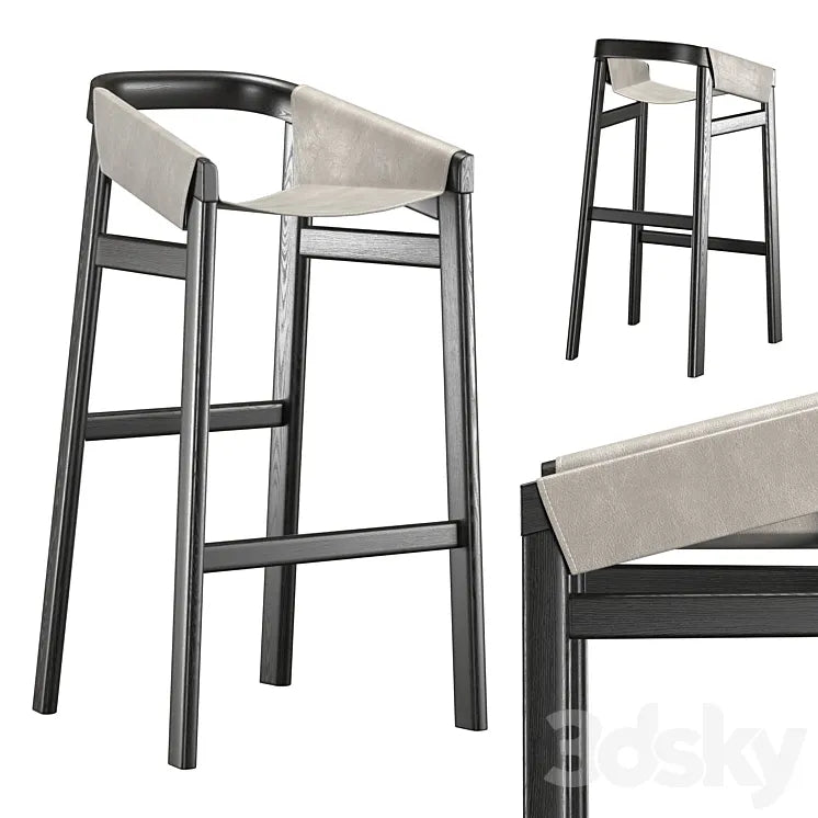 Dartagnan Barstool 3DSMAX Model