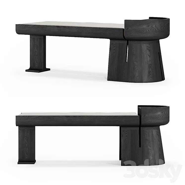 Daybed / Atelier Pendhapa - bench Lecorce 3DSMAX Model