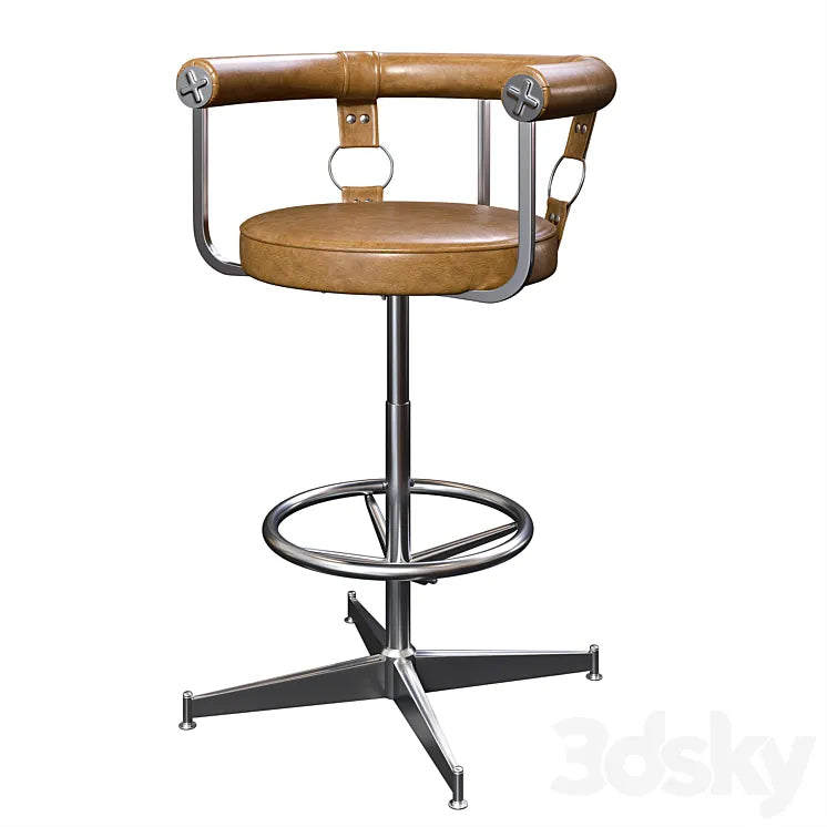 Daystrom bar stool 01 3DSMAX Model