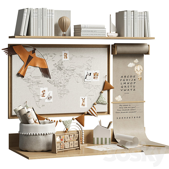 Decor for a children room | Journey 3ds Max