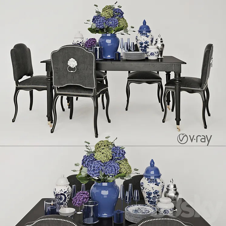 Decor Set_ EICHHOLTZ_2 3DSMAX Model