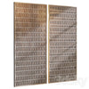 Decorative partition panel 3ds Max