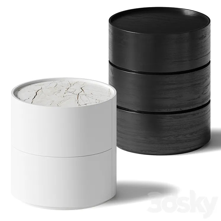 Dedalo by Pianca bedside table 3DSMAX Model