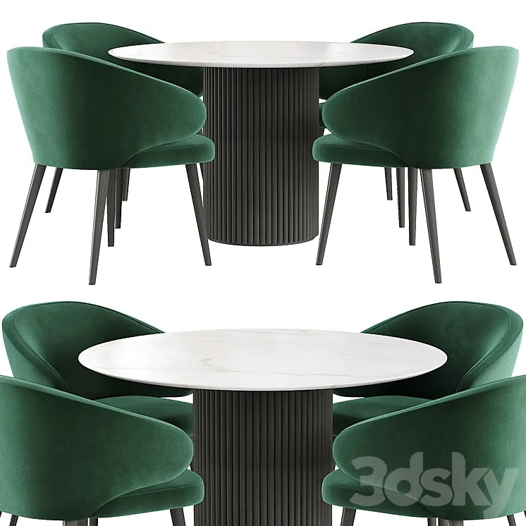 Deep House Bilbao Palais Royal dining table 3DSMAX Model
