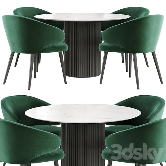 Deep House Bilbao Palais Royal dining table 3DSMAX Model