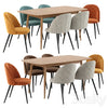 Deephouse. Dining chair Paris. NORDECO Extendable Table 3DSMAX Model