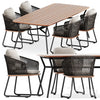 Denia dining armchair and Denia table by Weishaeupl 3DSMAX Model
