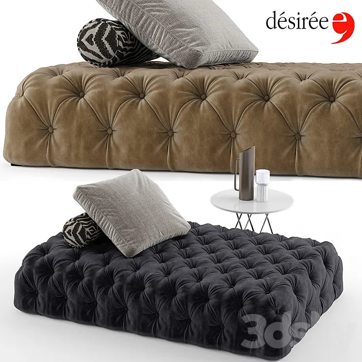 Desiree rollking sofa set 3DSMAX Model