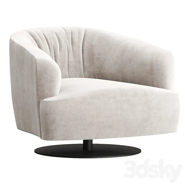 DIGA | Swivel armchair By NICOLINE 3DSMAX Model