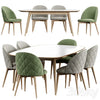 Dijon Chair HER 042 G Table 3DSMAX Model