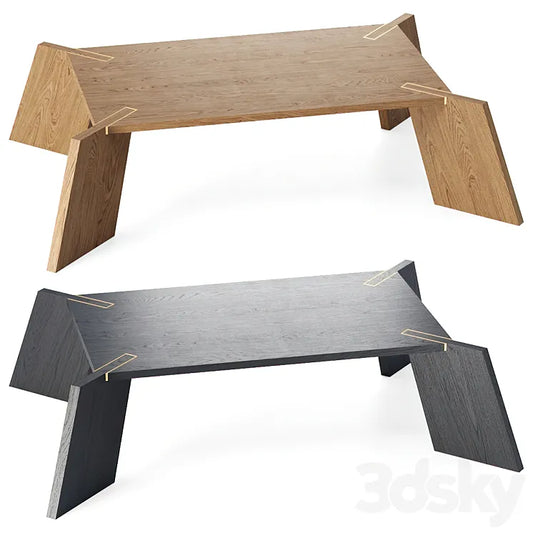 Dingo restaurant modern table / Wooden restaurant table 3DSMAX Model