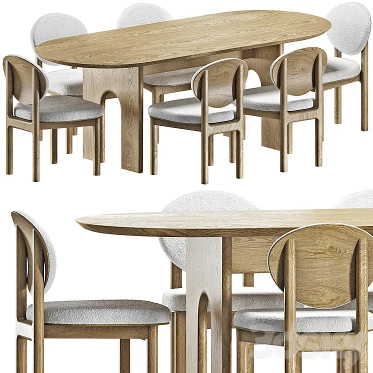 dining group Cloud 3DSMAX Model