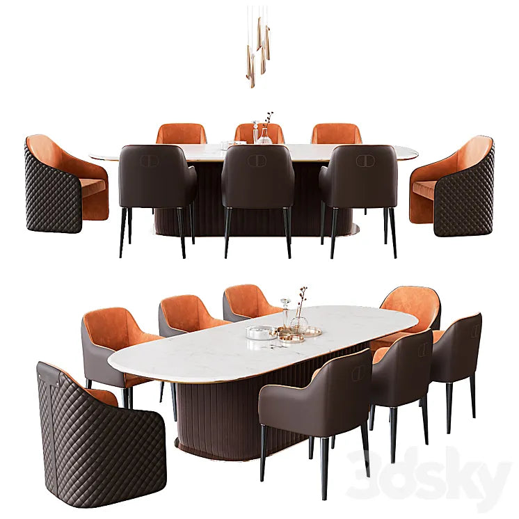 Dining group Daytona by Signorini & Coco 3DSMAX Model