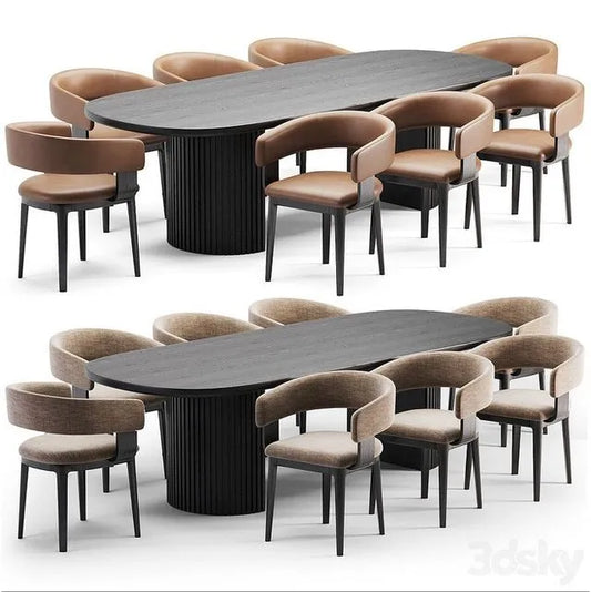 Dining Set 002 3dsMax Model