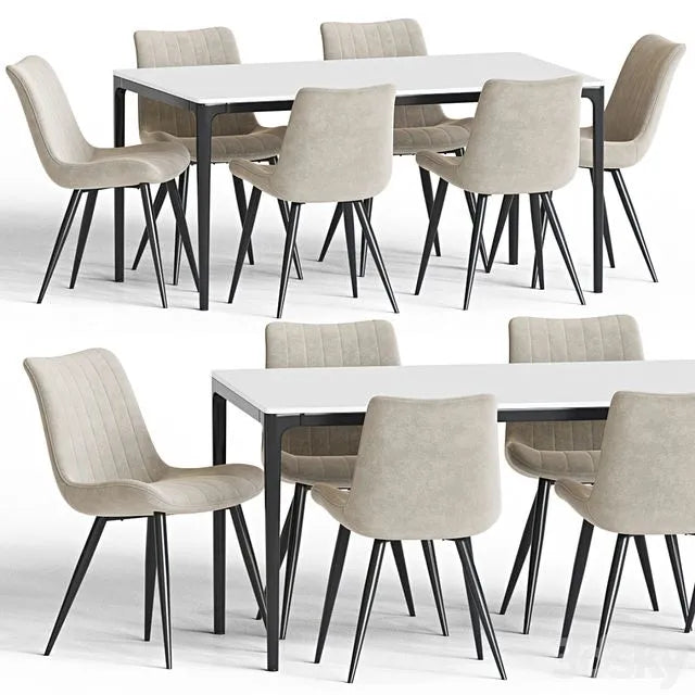 Dining Set 108 3dsMax Model